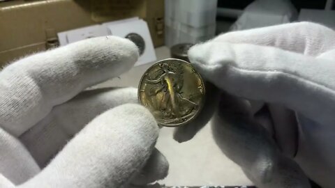 SD Bullion Walking Liberty Half Dollar Roll Hunting- Great 90% Silver Coin Unroll!