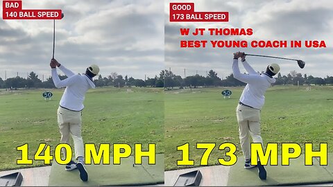 30mph MORE! The SLING SHOT 🌀 Golf Swing with JT Thomas #GOLF Coach