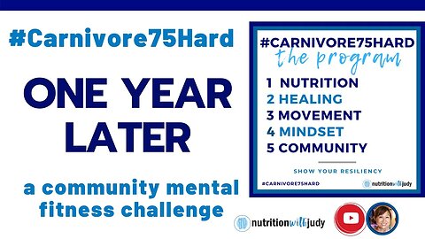 #Carnivore75Hard: One Year Later. A community mental fitness challenge