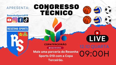 AO VIVO | CONGRESSO TÉCNICO - COPA TERCEIRÃO 2022