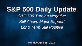 S&P 500 Daily Market Update for Monday April 15, 2024