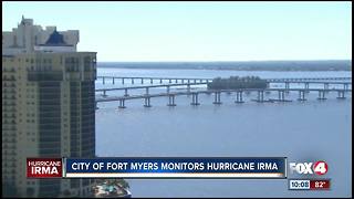 The City of Fort Myers Monitors Hurricane Irma