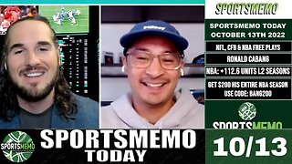 Free Sports Picks | SportsMemo Today | College Footall Week 7 & NFL Week 6 Predictions | Oct 13