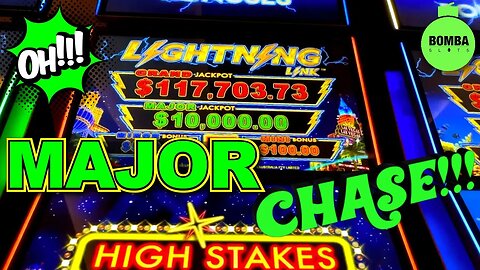 HIGH STAKES!!! MAJOR CHASE!!!!! 🟢 #LasVegas #Casino #SlotMachines