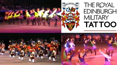 Massed Commonwealth Highland Dancers Perform at Royal Edinburgh Military Tattoo #HighlandDancing