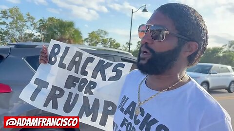 Blacks for Trump at Mar A Lago to support Trump