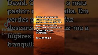 Salmo 23:1-2 #canalyausha #yausha #yauh #jesus #jesuscristo #cristão #cristo #yeshua