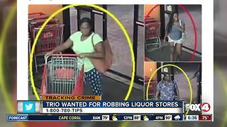 Three women wanted in Lee Co. for robbing liquor stores