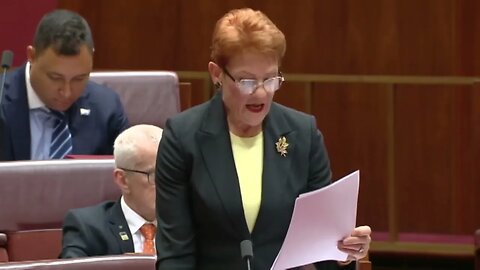Senate debates Pauline Hanson's proposed inquiry into childhood gender dysphoria treatment.