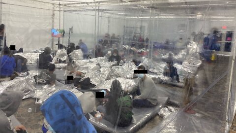 Leaked Pictures Show Migrant Kids Packed Inside Plastic Pens In Overcrowded Tent Facilities