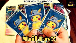 Pokemon X VanGogh Mail Day! Pikachu with the Felt Hat