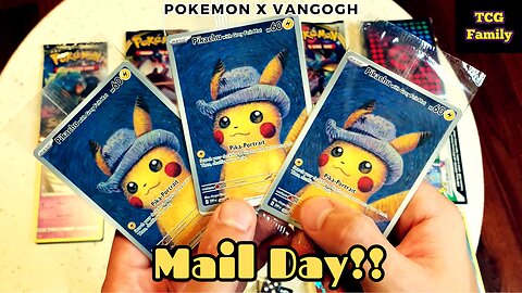 Pokemon X VanGogh Mail Day! Pikachu with the Felt Hat