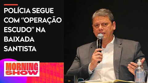 Tarcísio de Freitas confirma 14 mortes em operação policial no litoral de SP