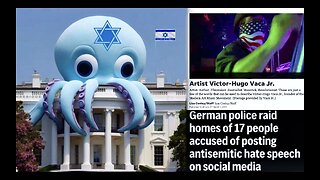 Maverick Artist Victor Hugo Defends 1st Amendment As Israel Controls USA Germany Kills Free Speech