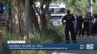 Hazmat scare at ASU