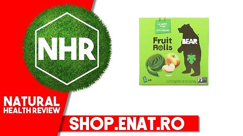 Bear, Fruit Rolls, Apple, 5 Packs, 0.7 oz (20 g) Each