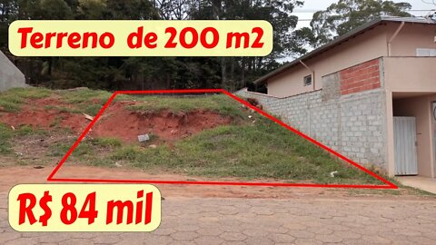 Terreno de 200 metros a venda em Joanópolis - SP. Aceitamos Bitcoin