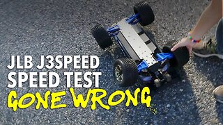 JLB J3SPEED SPEED TEST ON 3S & 4S GONE WRONG!