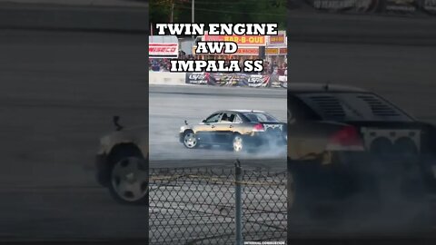Twin LS4 engine #impalass #w30 does #burnout at #lsfest