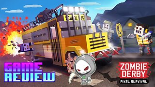 Zombie Derby: Pixel Survival Review (Xbox Series X) - Blood on the windsheld..