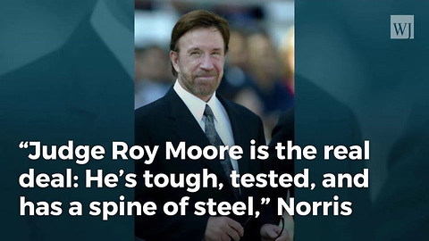 Chuck Norris Endorses Judge Roy Moore For US Senate