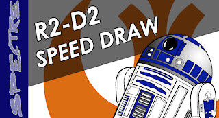 R2-D2 Speed Draw - Star Wars – How to Draw R2-D2