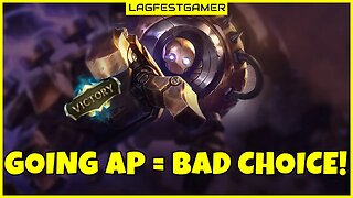 Going AP Was A Bad Choice! - Blitzcrank League of Legends ARAM Gameplay