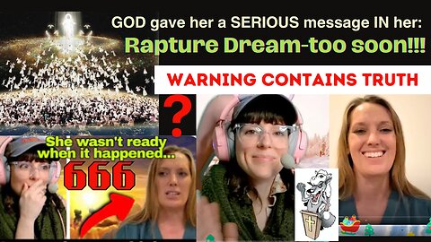 Rapture Dream: Crystal Love4Jesus Caught UP 726 So unexpected!! God literally TOOK OVER this video!