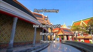 Royal Cemetery at Wat Ratchabophit in Bangkok, Thailand