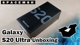 Samsung Galaxy S20 Ultra 5G Unboxing