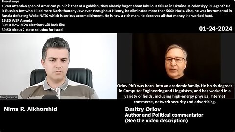 w/ D. Orlov PhD: Is Zelenskyy Russ Agent? He is Russian Jew who killed more Nazis than any Jew Ever