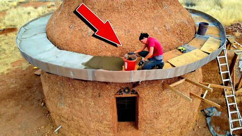 Are We Repeating Our Biggest Mistake Building Off-Grid!? Harvesting Rainwater Off Our Earthbag Dome