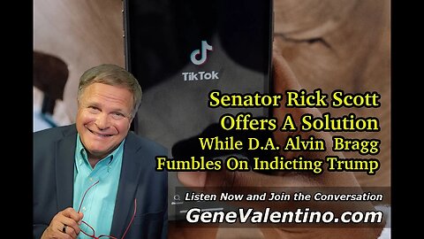 Florida Senator Rick Scott Offers A Solution While D.A. Alvin Bragg Fumbles On Indicting Trump!