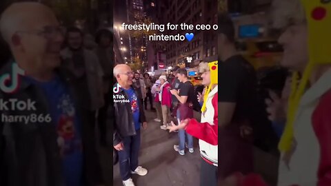 Kid freestyles to Nintendo CEO