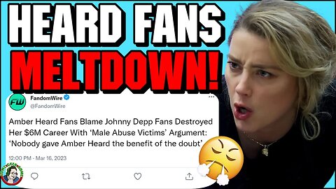 Amber Heard Fans Can't Let GO. FandomWIre Lets loose on them! Depp/Heard