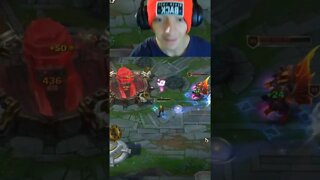 The LUCKIEST VICTORY in Leauge Of Legends HISTORY... #shorts #viral