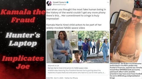 Kamala Had to Hire Actors To Appear Presentable | Hunter Biden's Laptop Heavily Implicates Joe!