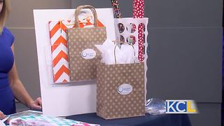 How to store gift wrap and bags