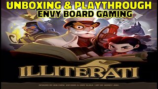 Illiterati Kickstarter Unboxing & Playthrough