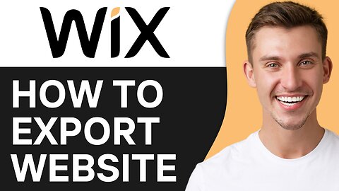 HOW TO EXPORT WIX WEBSITE