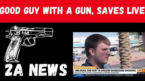 Good guy with a gun, saves many lives. #pewpew #goodguy #2anews #colionnoir #2ndamendment #amazon
