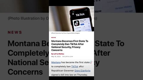#News #Montana Becomes First State To Completely Ban #TikTok After National Security and Privacy