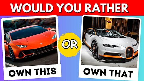 Would You Rather? | Vehicle Edition