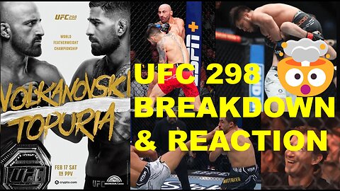 UFC 298 Post Show Reaction and Breakdown