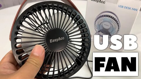 USB Portable Desk Fan by EasyAcc Review