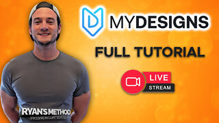 MyDesigns FULL TUTORIAL, 🔴LIVE!