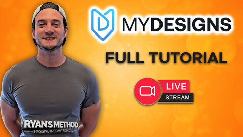 MyDesigns FULL TUTORIAL, 🔴LIVE!