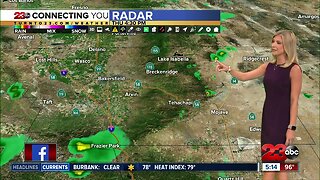 Tracking isolated thunderstorms in the mountains this afternoon