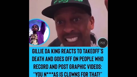 Gillie DaKing speaking nothing but facts as he talks about TakeOff’s tragic death 🙏🏾💯