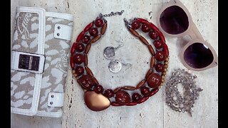 Up-Style a Gorgeous Natural Stones Necklace to 'Bora' | Fashion Inspiration | How to Wear | #shorts